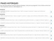 Tablet Screenshot of fraseshistoriques.blogspot.com