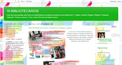 Desktop Screenshot of 16bibliotecarios.blogspot.com