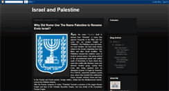 Desktop Screenshot of historyofpalestine-israel.blogspot.com