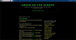 Desktop Screenshot of greenonthescreen.blogspot.com