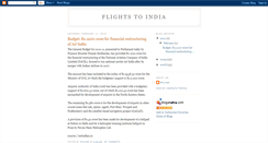 Desktop Screenshot of cheapairlineflightstoindia.blogspot.com