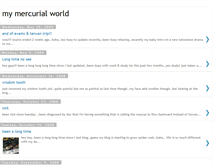 Tablet Screenshot of mymercurialworld.blogspot.com
