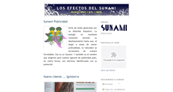 Desktop Screenshot of efectosdelsunami.blogspot.com