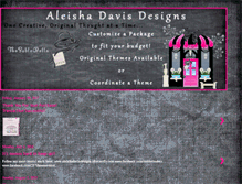 Tablet Screenshot of aleishadavisdesigns.blogspot.com