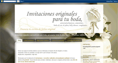 Desktop Screenshot of invitacionesparatuboda.blogspot.com