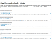 Tablet Screenshot of foodcombiningsince1980.blogspot.com