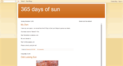 Desktop Screenshot of 365daysofsunterradelsole.blogspot.com
