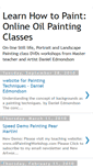 Mobile Screenshot of learnoilpainting.blogspot.com