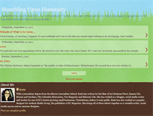 Tablet Screenshot of discoverhumanity.blogspot.com