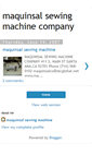 Mobile Screenshot of maquinsalsewingmachine.blogspot.com