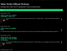 Tablet Screenshot of mikewellsblog.blogspot.com