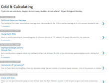 Tablet Screenshot of coldandcalculating.blogspot.com
