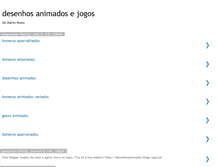 Tablet Screenshot of desenhosanimadosejogos.blogspot.com