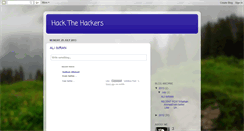 Desktop Screenshot of hackthehackerzz.blogspot.com