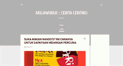 Desktop Screenshot of akujaworld.blogspot.com