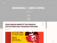 Tablet Screenshot of akujaworld.blogspot.com