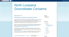 Desktop Screenshot of northlouisianagroundwaterconcerns.blogspot.com