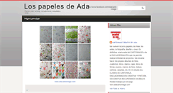 Desktop Screenshot of lospapelesdeada.blogspot.com