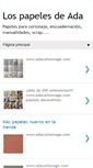 Mobile Screenshot of lospapelesdeada.blogspot.com