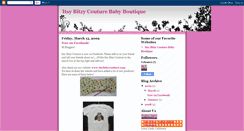 Desktop Screenshot of itsybitzycouture.blogspot.com