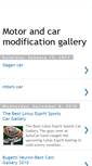 Mobile Screenshot of motormodificationgallery.blogspot.com