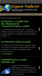 Mobile Screenshot of espaciotraductor.blogspot.com