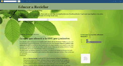 Desktop Screenshot of cathaysaeducarareciclar.blogspot.com