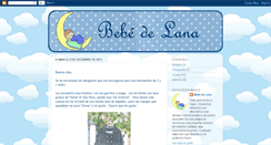 Desktop Screenshot of mibebedelana.blogspot.com
