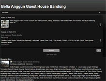 Tablet Screenshot of bellaanggunguesthouse.blogspot.com