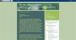 Desktop Screenshot of angrypharmacytechnician.blogspot.com