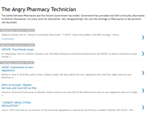 Tablet Screenshot of angrypharmacytechnician.blogspot.com
