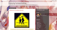 Desktop Screenshot of enjoyinghomeschooling.blogspot.com