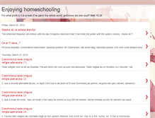 Tablet Screenshot of enjoyinghomeschooling.blogspot.com