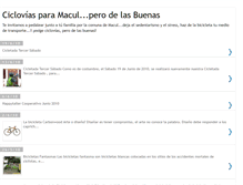 Tablet Screenshot of cicloviasmacul.blogspot.com