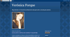 Desktop Screenshot of blogveronicaforque.blogspot.com