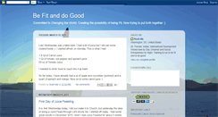 Desktop Screenshot of befitanddogood.blogspot.com