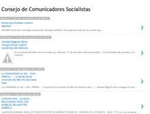 Tablet Screenshot of consejodecomunicadores.blogspot.com
