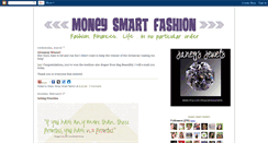 Desktop Screenshot of moneysmartfashion.blogspot.com