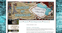 Desktop Screenshot of pardon-my-franglais.blogspot.com