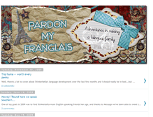 Tablet Screenshot of pardon-my-franglais.blogspot.com