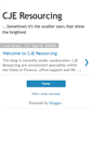 Mobile Screenshot of cjeresourcing.blogspot.com