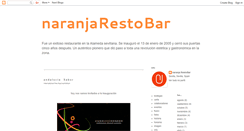 Desktop Screenshot of cocinanaranja.blogspot.com