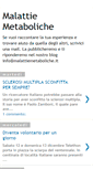 Mobile Screenshot of malattiemetaboliche.blogspot.com