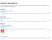 Tablet Screenshot of malattiemetaboliche.blogspot.com