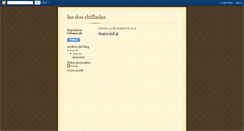 Desktop Screenshot of lasdoschifladas.blogspot.com