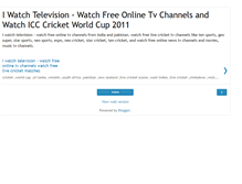 Tablet Screenshot of iwatchtelevision.blogspot.com