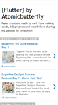 Mobile Screenshot of flutterbyatomicbutterfly.blogspot.com