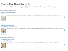 Tablet Screenshot of flutterbyatomicbutterfly.blogspot.com