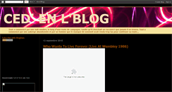 Desktop Screenshot of cedenlblog.blogspot.com