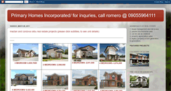 Desktop Screenshot of cebuprimaryhomes.blogspot.com